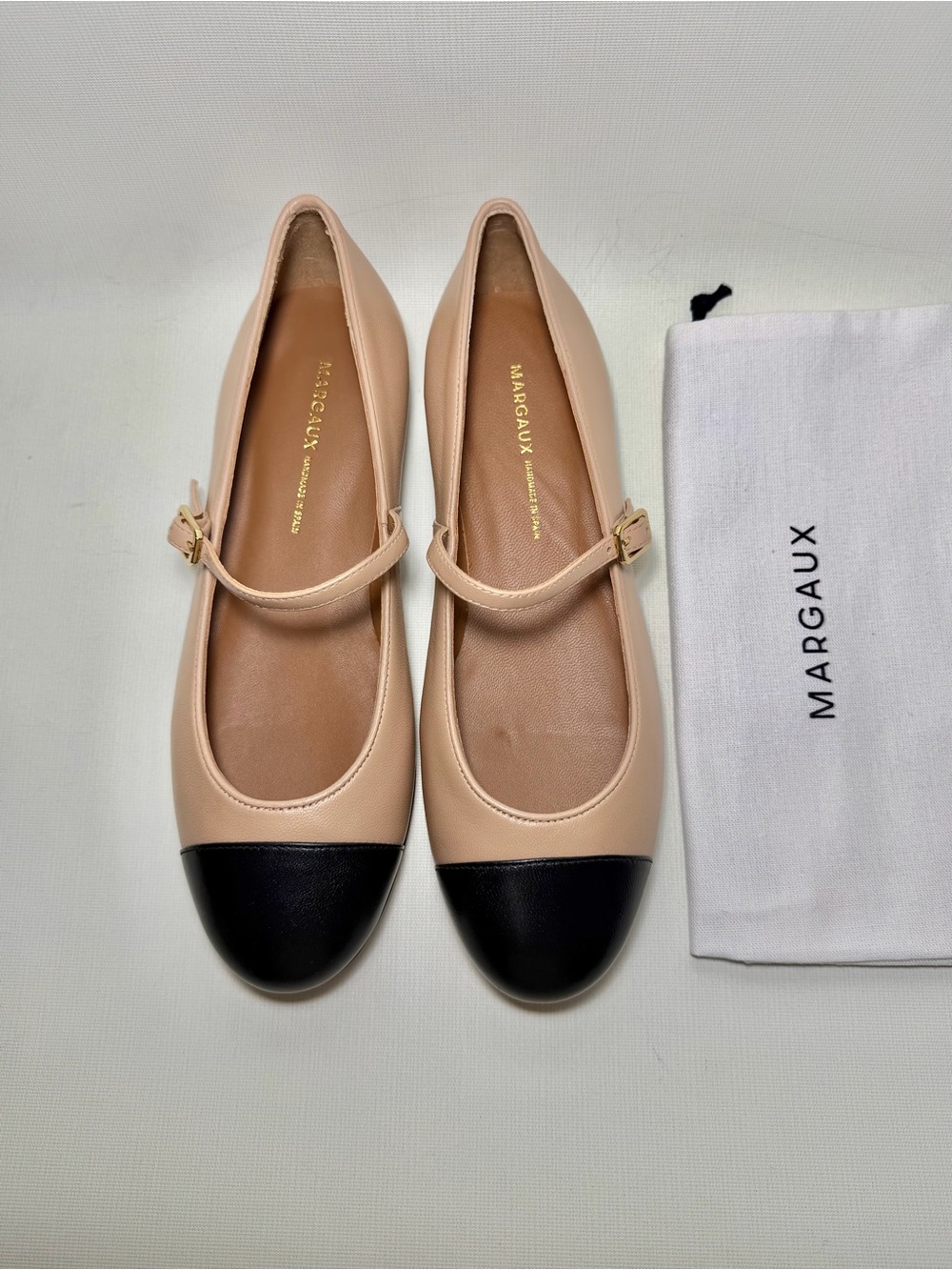 Margaux
MARGAUX LONNBERG
The Cap-Toe Demi Jane Flats